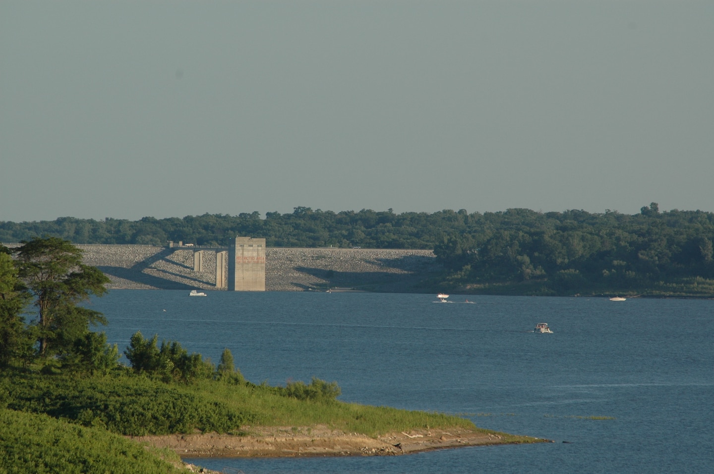 A view of Saylorville Lake
