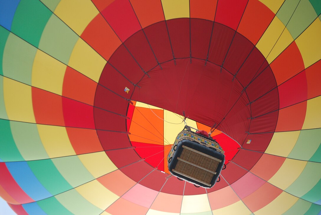 Every fall hot air balloons float through the District sky.  Each October, Albuquerque is home to the Albuquerque International Balloon Fiesta.