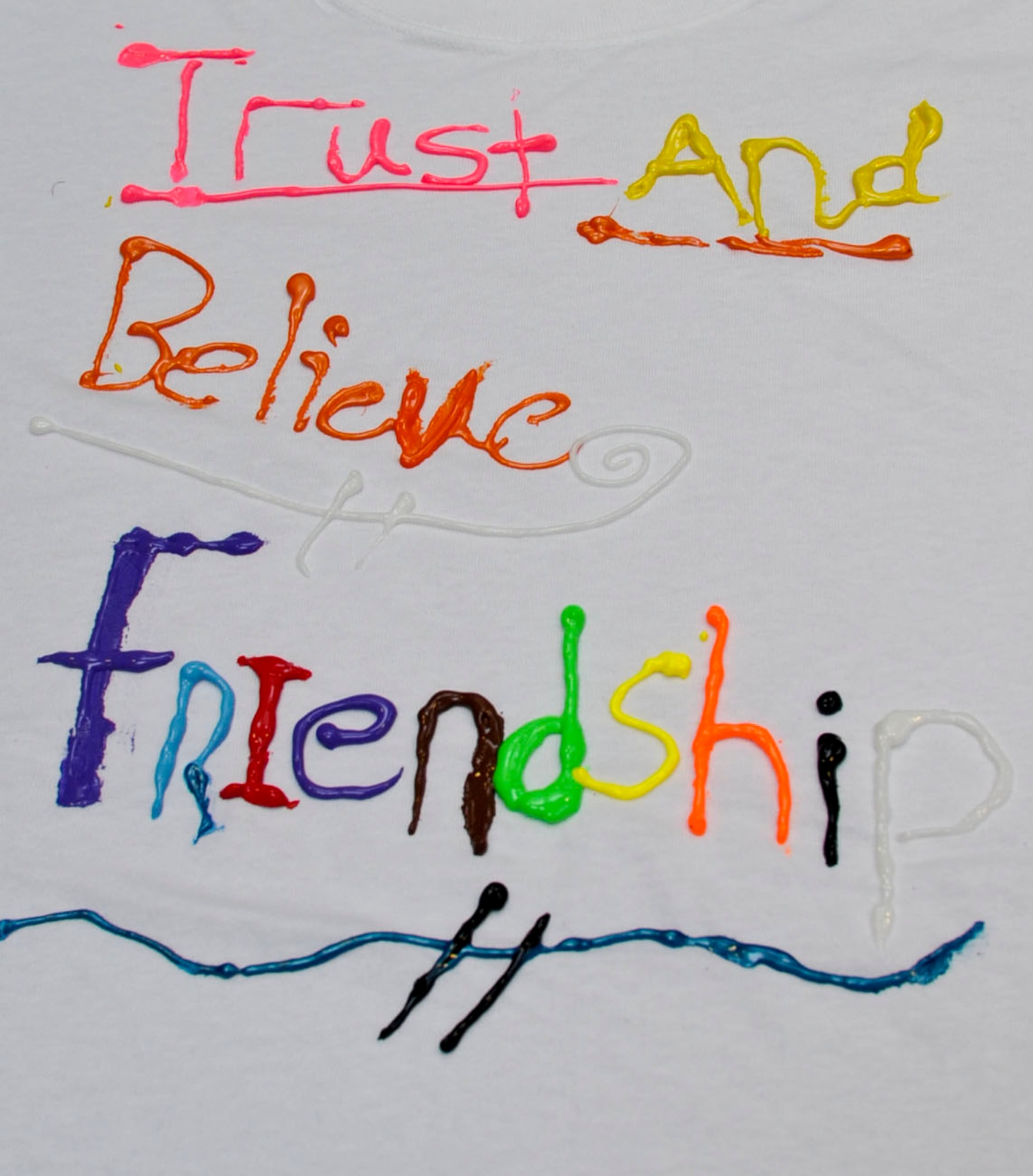 Students decorated T-shirts with peaceful messages during an after-school youth program at Fort Eustis, Va., Oct. 1, 2012. The shirts, decorated as part of the  installation's Domestic Violence Awareness Month activities, will be displayed in the post Youth Center through October to promote healthy relationships and provide support for the abused. (U.S. Air Force photo by Staff Sgt. Wesley
Farnsworth/Released)
