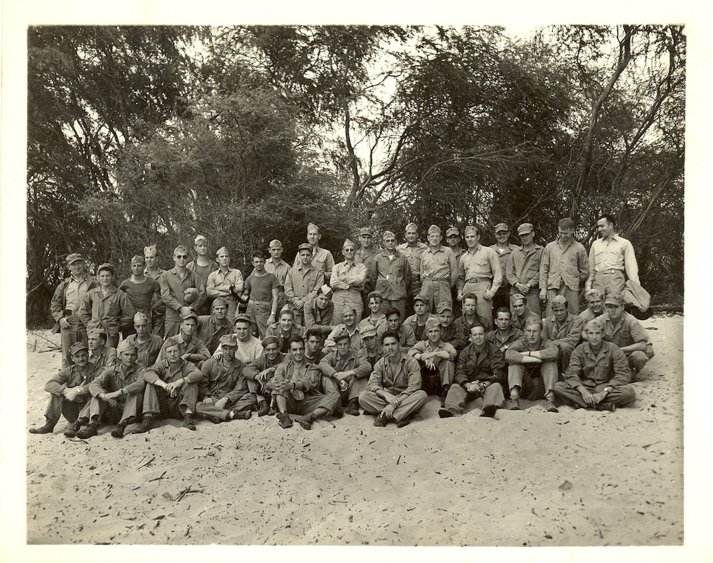 This is the entire gang - both officers and men.
