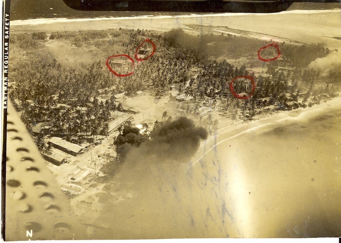 "Another scene of Namur with the blockhouse pointed out."