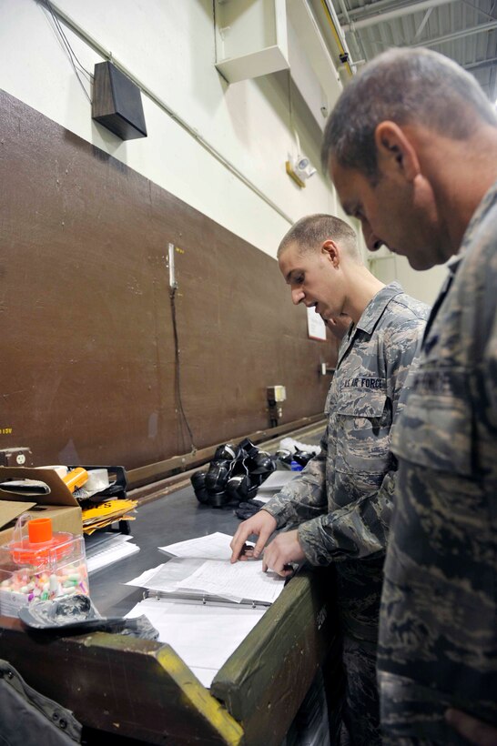 Loading ammo with 3rd Munitions Squadron