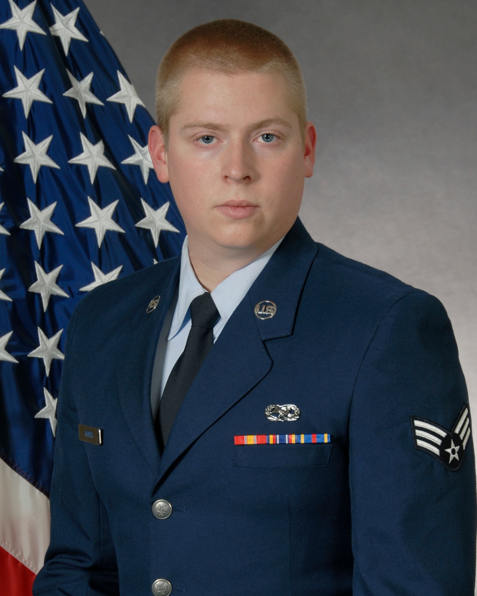 Airman 1st Class Nathan J. Roper, 2nd Munitions Squadron, 2nd Maintenance Group, 2nd Bomb Wing, Barksdale AFB, La., received the Ground Safety Well Done Award, presented in recognition of non-safety Airmen who make a significant contribution that affects overall mishap prevention activities in ground and weapons safety. (U.S. Air Force photo)