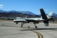 CREECH AIR FORCE BASE, Nev.-- A U.S. Air Force MQ-9 Reaper remotely piloted aircraft (RPA) taxis down the flightline during a training mission at Creech Air Force Base, Nev., Sept., 26, 2012. An MQ-9’s primary missions are close air support, air interdiction, and intelligence, surveillance and reconnaissance. (U.S. Air Force photo by 432d Wing/432d Air Expeditionary Wing Public Affairs)