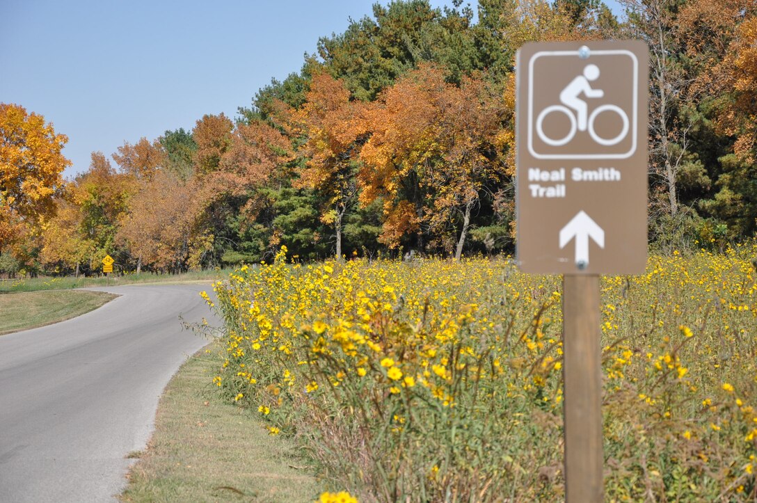 Neal Smith Trail through Prairie Flower Campground