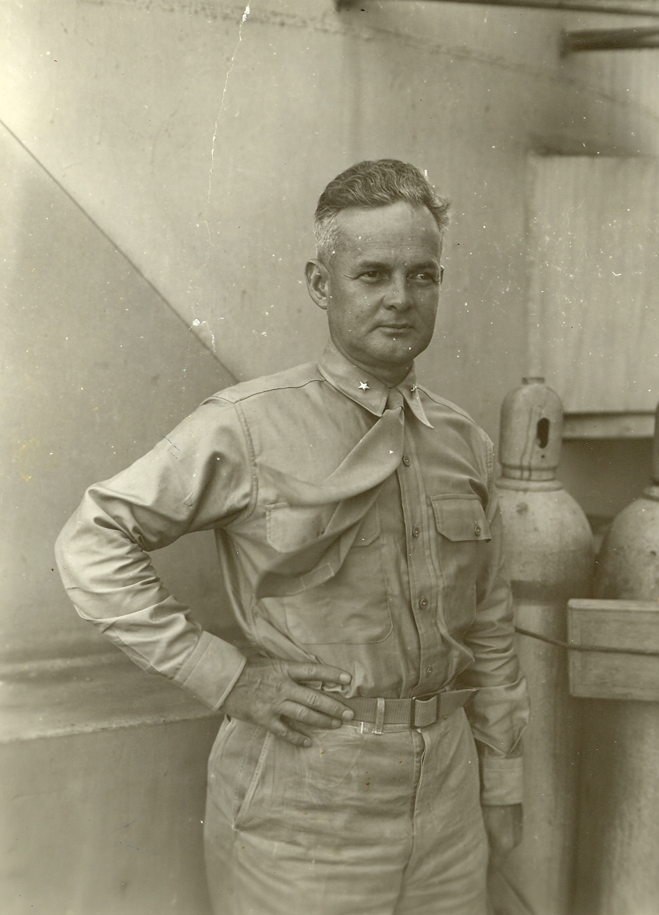 Brigadier General Samuel Calvin Cumming, Assistant Division Commander 4th Marine Division, 30 May 1944