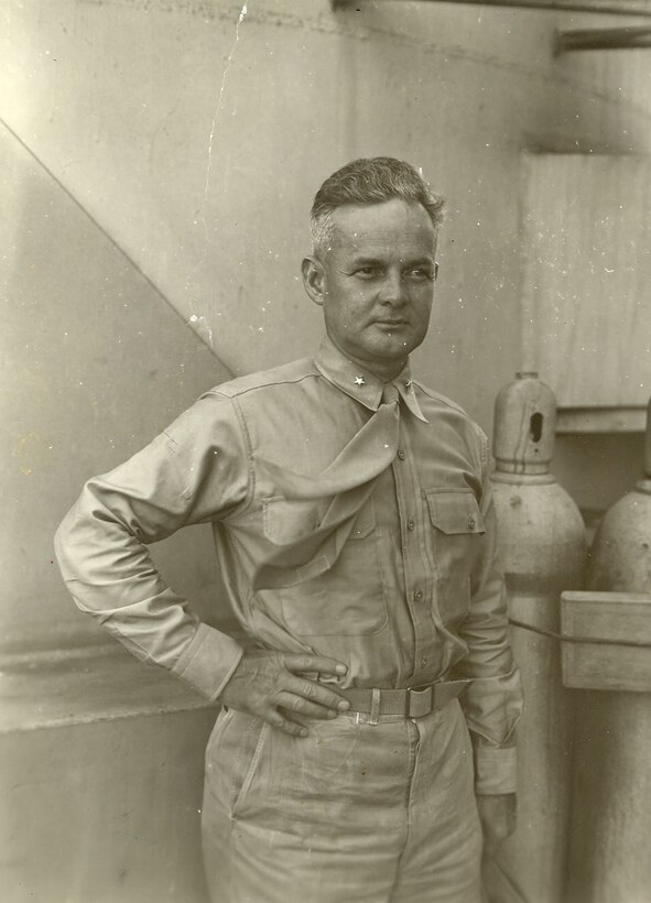 Brigadier General Samuel Calvin Cumming, Assistant Division Commander 4th Marine Division, 30 May 1944
