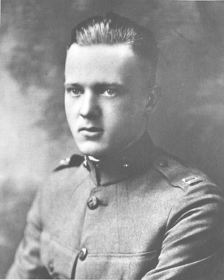 The young captain of Marines.