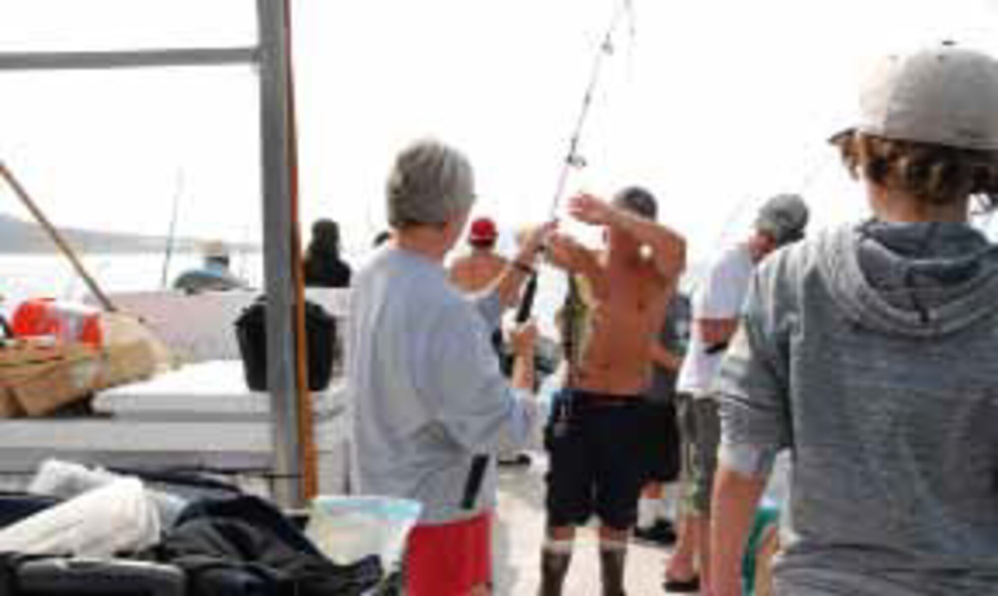 The Single Airman’s Program sponsored a complimentary deep-sea fishing trip for
March Field members, Sept. 22. A total of 24 participants met at 4 a.m. for the day’s
journey with Helgren’s Sportfishing Tours and sailed just off the coast of San Diego,
Calif., for some of the best mackerel and bass fishing in the region. The Single Airman’s Program is an initiative that provides Airmen with resources to foster a strong
culture, mission and sense of community. Part of the program here at March Field
provides Airmen with first-rate entertainment for free or at a very low cost. (U.S. Air Force photo by Henry Frye)