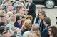 President Barack Obama shakes the hands of service members at Truax Field, Madison, Wisc., October 4, 2012. The President visted the base prior to speaking at Bascom Hill on the University of Wisconsin-Madison campus. (U.S. Air Force photo by Tech Sgt. Ashley Bell)