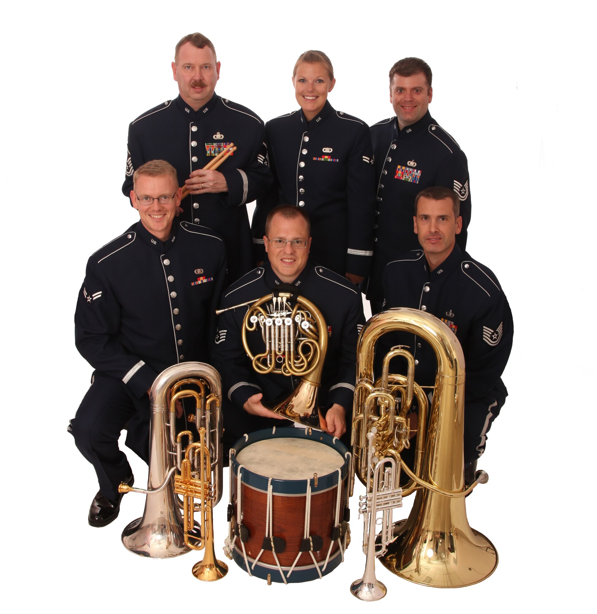 Gateway Brass, the brass ensemble of the United States Air Force Band of the West. (Courtesy Photo/Released)
