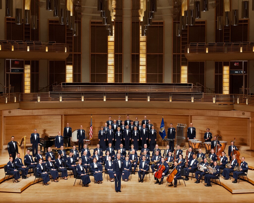 The U.S. Air Force Concert Band and SInging Sergeants, under the leadership of Commander and Conductor Col. Larry H. Lang.
