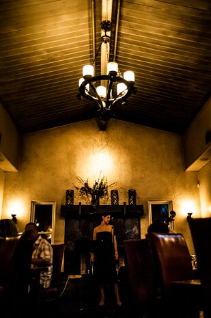 Capt. Lyndsey Moynihan  performs at The Red Drum, Sept. 29, 2012 in Mount Pleasant, S.C. Moynihan is a C-17 Globemaster III pilot assigned to the 315th Airlift Squadron and has been performing jazz music since she was five years old. (U.S. Air Force Photo / Senior Airman Dennis Sloan)