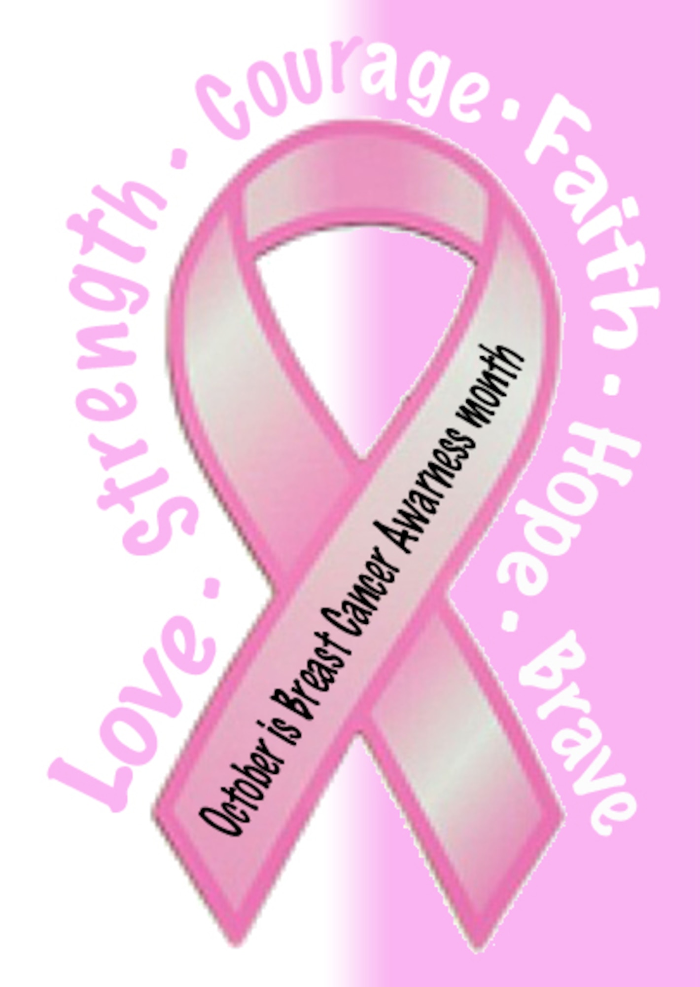 Every two minutes a woman is diagnosed with breast cancer and every 14 minutes breast cancer claims a life in the U.S. The age group most affected is 50 – 59, followed by 40 – 49 which is the reason doctors highly encourage mammograms beginning at age 40. (U.S. Air Force illustration by Airman 1st Class Paul Francis/Released)
