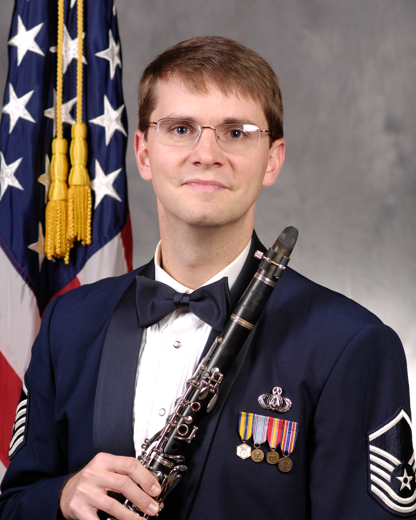U.S. Air Force Band clarinetist Master Sgt. Brian McCurdy.