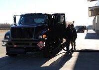 Refueling trucks with the 35th Fighter Squadron, Kunsan Air Base, Republic of Korea, pump fuel into aircraft following missions during Distant Frontier on Eielson Air Force Base, Alaska, Oct. 3, 2012. Distant Frontier is an exercise that prepares Air Force personnel for Red Flag-Alaska. (U.S. Air Force photo/Staff Sgt. Jonathan Fowler)