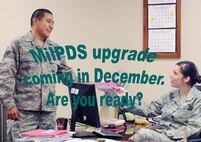 MilPDS upgrades coming in December.