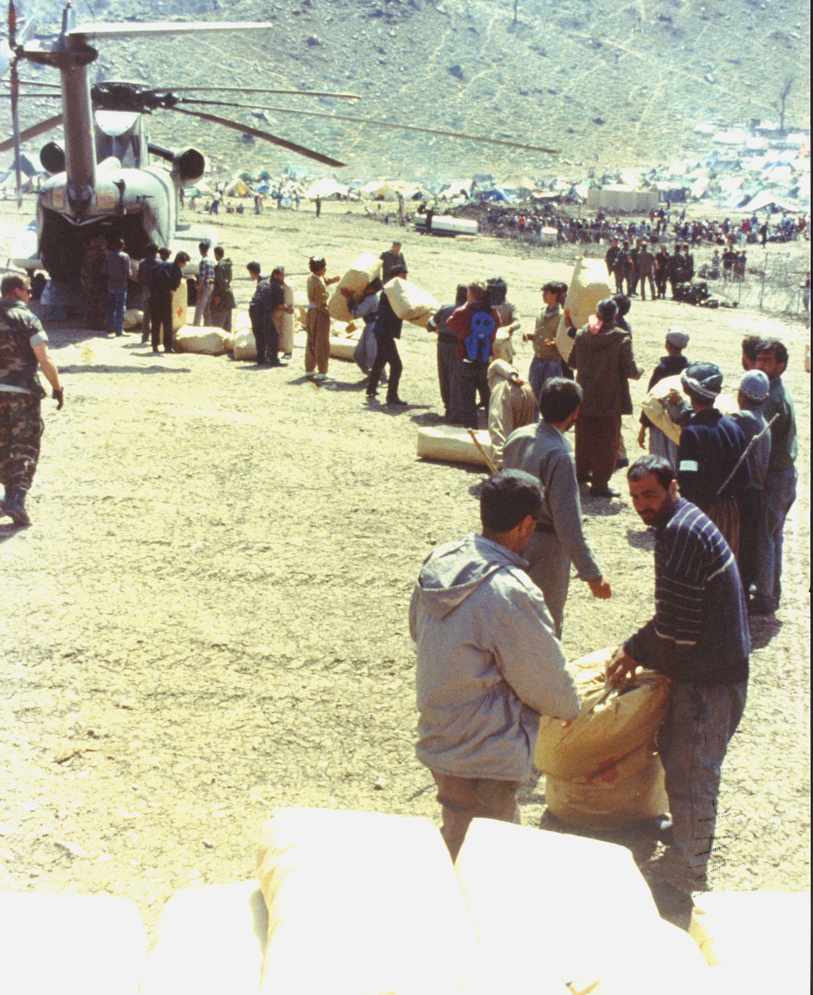 Following the Gulf War, coalition forces provided humanitarian aid to Kurds on the Iraqi/Turkish border in 1991 during Operation Provide Comfort. In addition, Air Force Special Operations Command aircraft stood alert for personnel recovery and various other missions in support of Operation Southern Watch. During July 1992, AFSOC units began participation in Operations Provide Promise and Deny Flight, the humanitarian relief effort and no fly zone security in the Balkans. (courtesy photo)