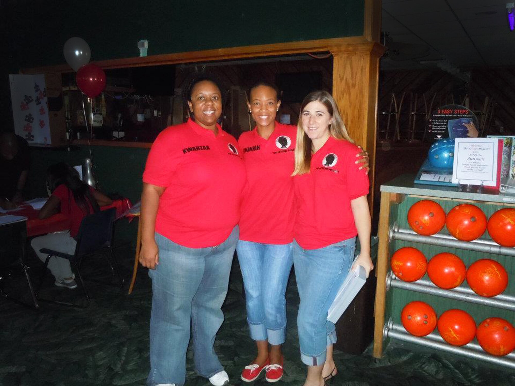 The board of directors of the KeSean Project from left to right; Ms. Kwanzaa Lapomarede, administrative director, Ms. Savannah Hawes, founder and executive Director, and Ms. Stacy Welshons, financial. The organization is holding its second annual Let’s Strike Out Autism Bowl-A-Thon on Oct. 20 from 3 p.m. to 6 p.m. at the Strikers Family Sports Center in Lauderhill. (Photo courtesy of the KeSean Project.)