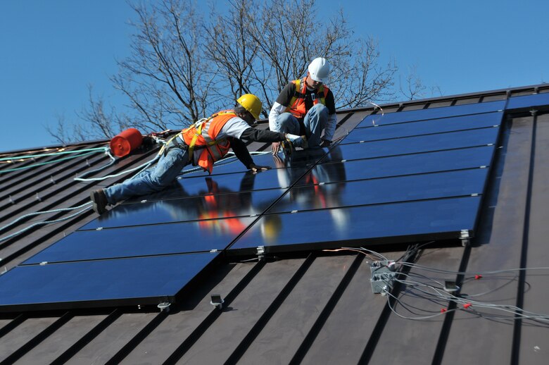 Solar panels were installed on the roof of park offices at Stanislaus River Parks in March, 2010, and have helped offset the cost of operations ever since.