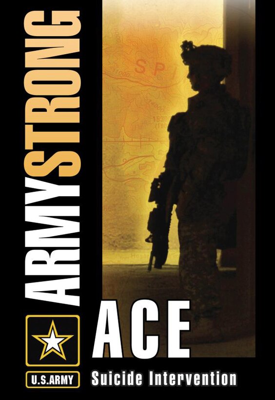 The Army’s award-winning ACE or “Ask, Care and Escort,” encourages Soldiers and employees at all levels to be alert to suicide warning signs, ask directly if a person is thinking about suicide, care for the person and escort to the person to professional help.