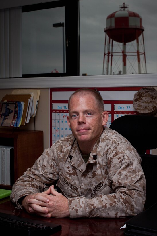 Sgt. Sean A. Walker, a native of Port Lavaca, Texas, is an administration personnel chief at Fleet Readiness Center East aboard Marine Corps Air Station Cherry Point. He services the more than 40 Marines attached to the Naval command.

