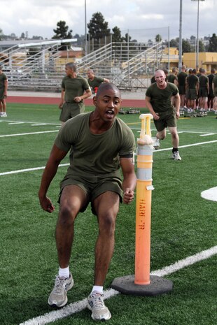 Performing speed drills allows recruits to test their agility. Being able to rapidly respond to change allows the recruits to efficiently build up speed and endurance while also learning to control their movements.