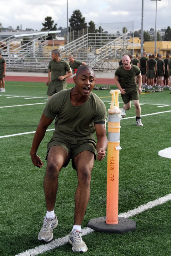 Performing speed drills allows recruits to test their agility. Being able to rapidly respond to change allows the recruits to efficiently build up speed and endurance while also learning to control their movements.
