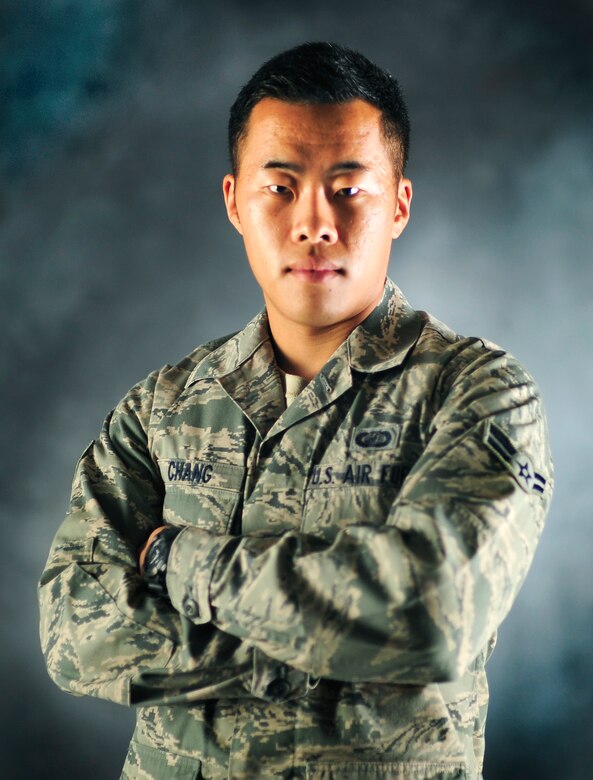 Airman 1st Class Albert Chang, 375th Comptroller Squadron, who noticed the suicidal signs of a friend reported the problem and helped save his friend’s life. He not only got his friend and fellow servicemember the help he needed, but also served  as a Wingman to actively be involved with his friend’s life when he started noticing his friend’s unusual behavior. (U.S. Air Force photo/ Staff Sgt. Ryan Crane)

