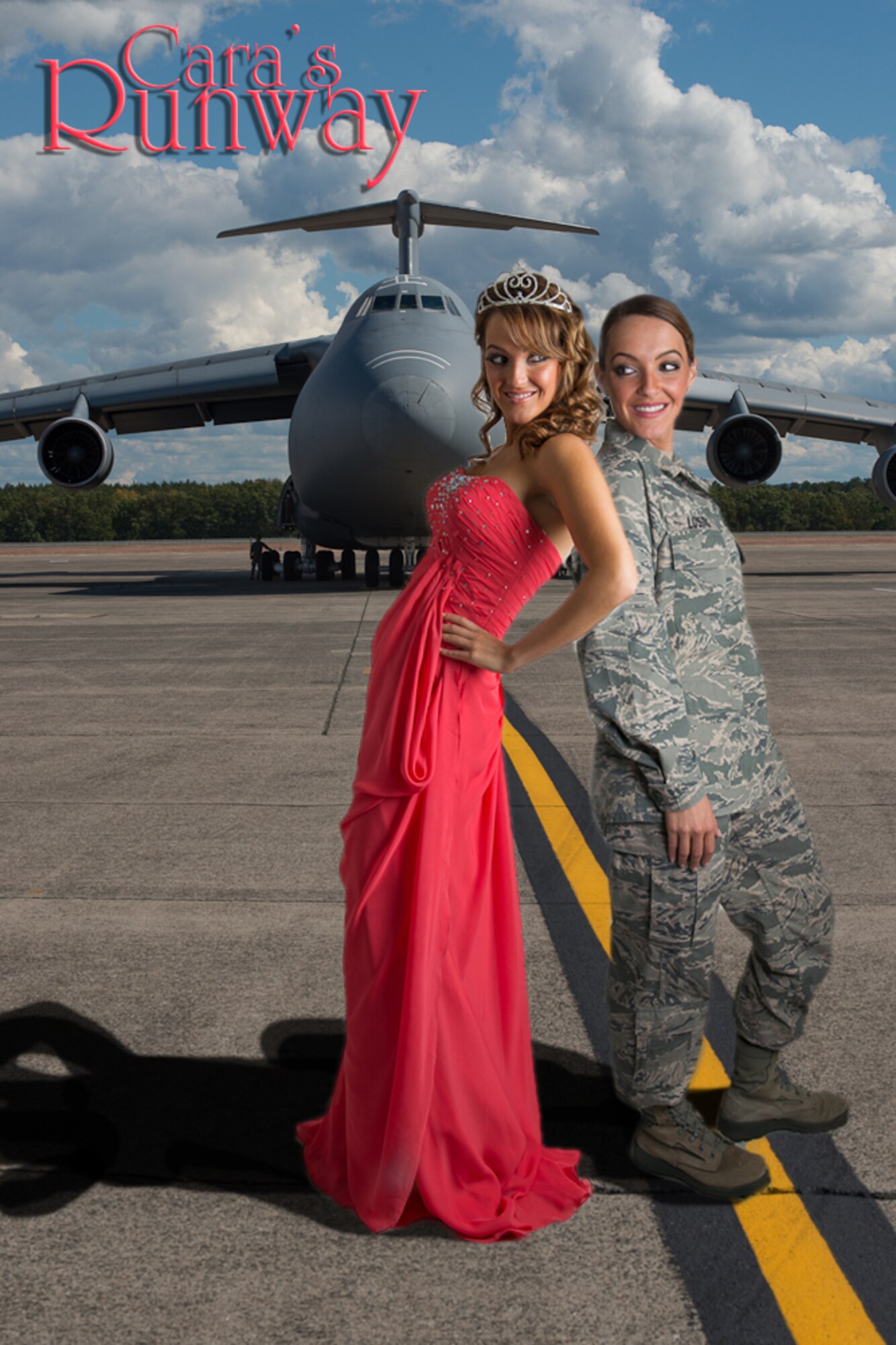 SrA. Cara Lustig, 439th Communications Squadron, will compete in the Miss Massachusetts USA beauty pageant Nov. 16. (U.S. Air Force illustratrion by W.C. Pope)