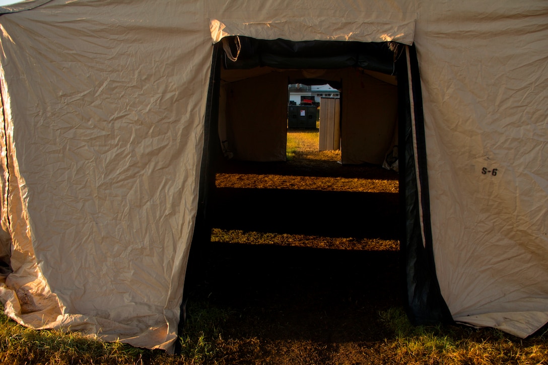 The Marines of the 26th Marine Expeditionary Unit (MEU) pack up the operations center while preparing to depart Fort Pickett, Va., Sept. 21, 2012. The 26th MEU will deploy in 2013.