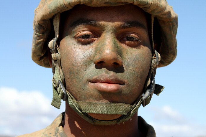 Pvt. JaMarkus Floyd, Platoon 1005, Company A, 1st Recruit Training Battalion, enlisted in the United States Marine Corps to futher help his mentally ill mother. With thoughts of his past in his mind, Floyd overcame his emotions and pushed himself physically and mentally to become successful in recruit training.