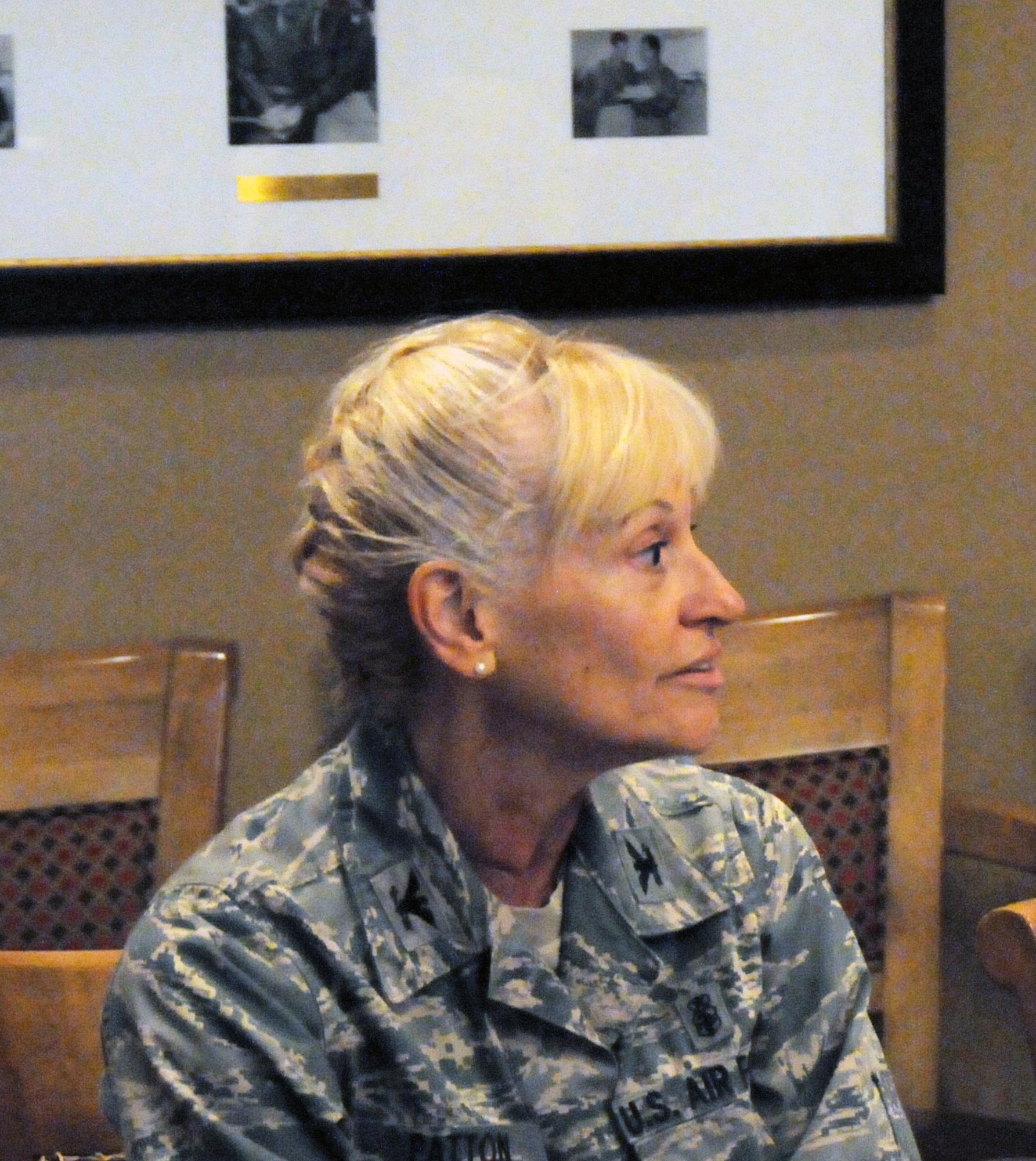 Senior Non Commissioned Officer Leadership Course guest speaker, Col. Judith Patton, the 944th Medical Squadron commander wrote the SNCO course when she herself was a SNCO. (Courtesy Photo)