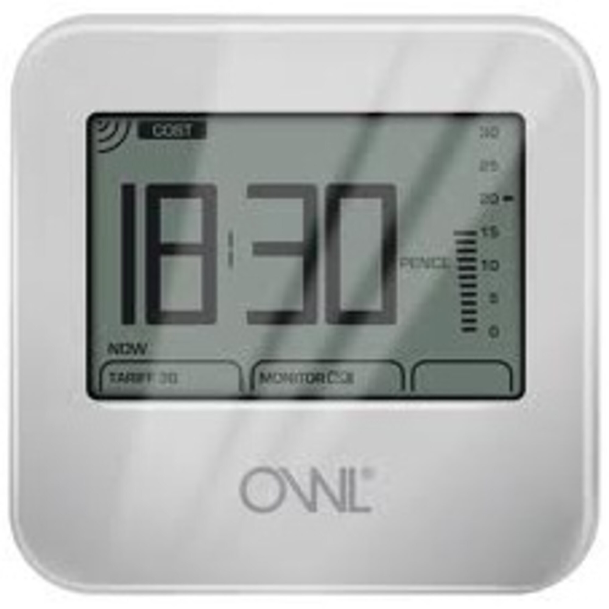 Monitors like the one pictured above will be given to residents participating in the Resident Energy Efficiency Program at RAF Lakenheath so they can keep an eye on their energy usage during the three month energy trial. (U.S. Air Force photo)
