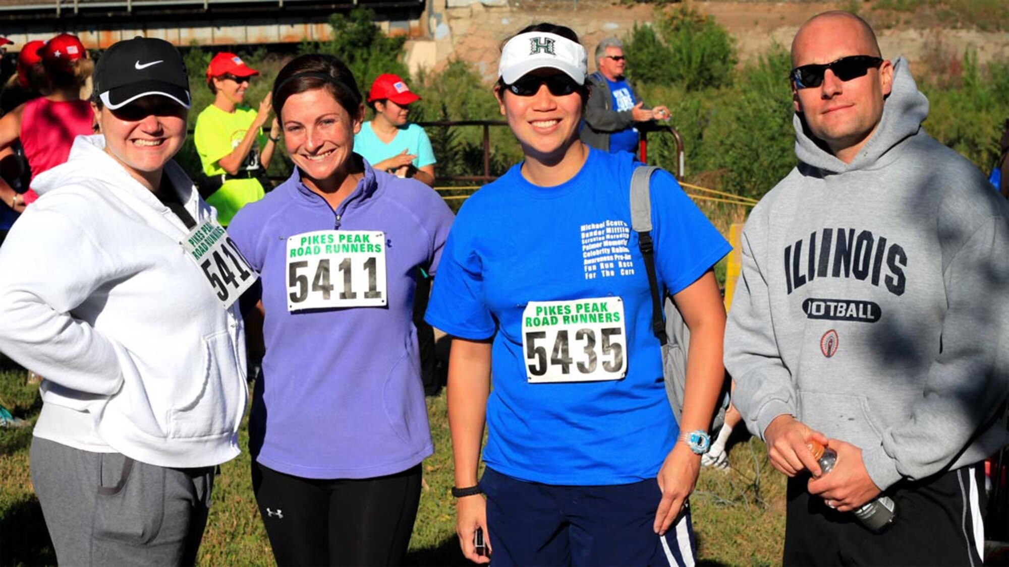Airmen from the 310th Space Wing's 6th Space Operations Squadron participate in the seventh annual Veterans' Home Run benefit run/walk Sept. 8 in Colorado Springs. (Courtesy photo)