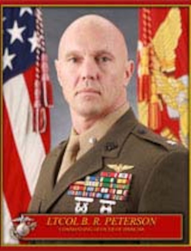 Lieutenant Colonel Peterson
Commanding Officer
Marine Medium Helicopter Squadron 268