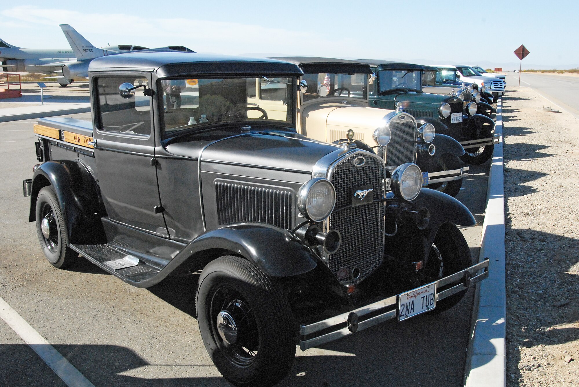 Model A Roadster Pickup. (U.S. Air Force photo by Kenji Thuloweit)