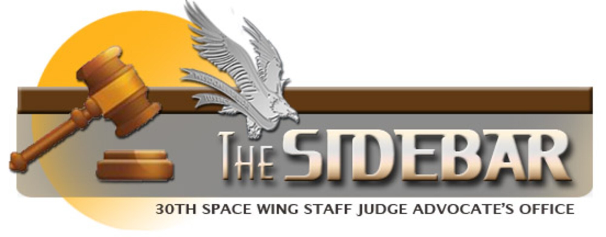 Graphic used for "The Sidebar" articles from the 30th Space Wing Staff Judge Advocate.(U.S. Air Force graphic/Caroline Lander)