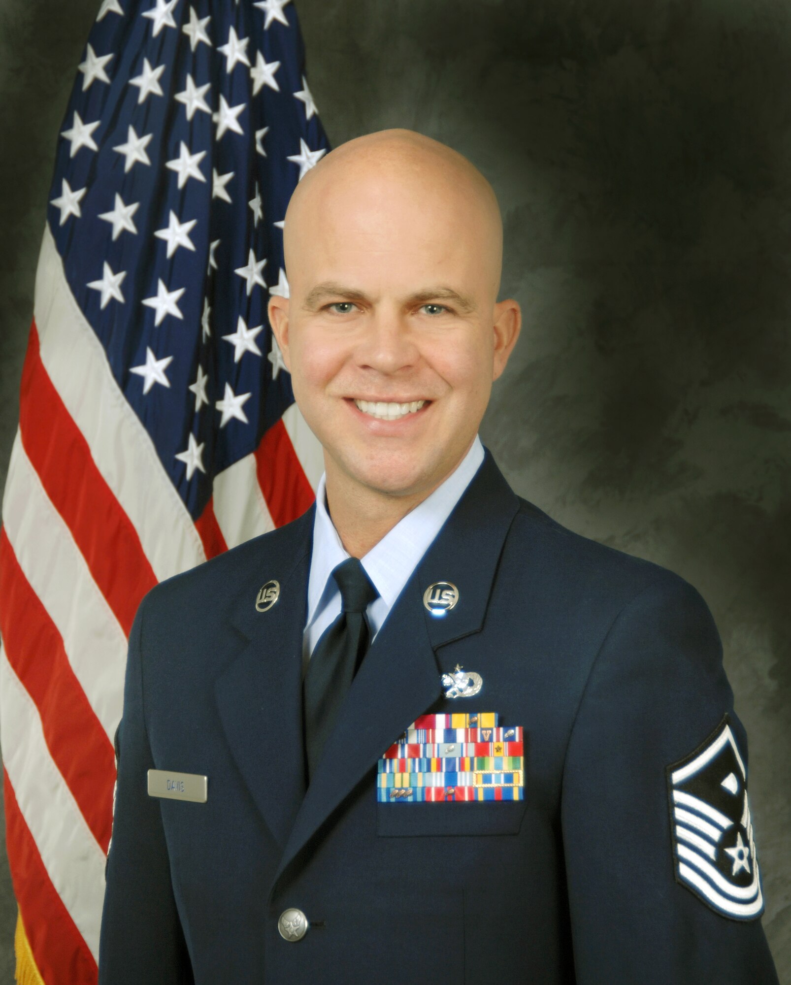 Master Sgt. Jason Davis, 489th Reconnaissance Squadron first sergeant. (U.S. Air Force photo/Released)