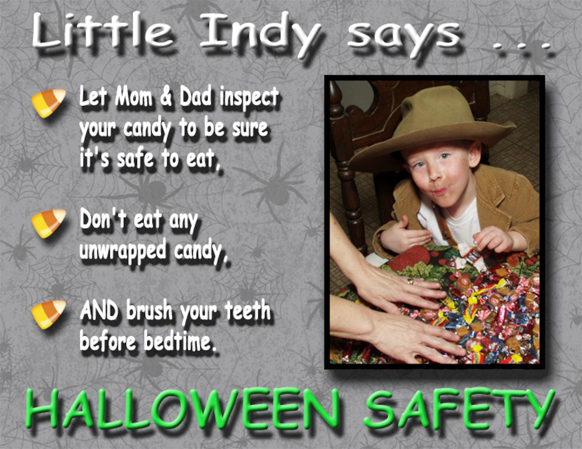 Halloween Safety (U.S. Air Force illustration by Lou Czarnecki)
