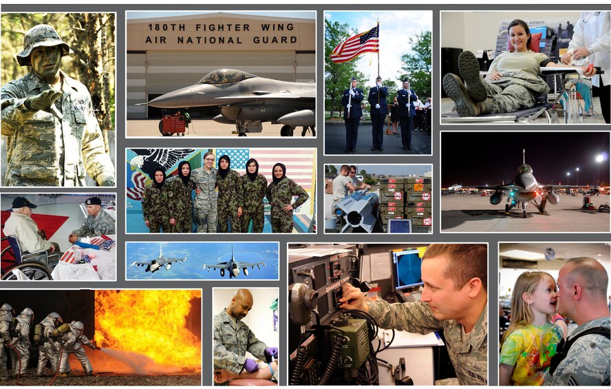 The men and women of the 180th Fighter Wing.
