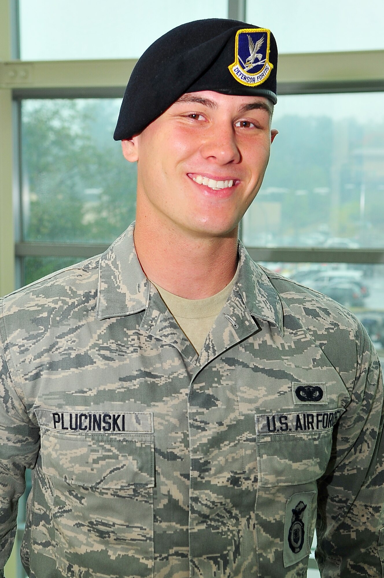 Airman 1st Class Joshua Plucinski, 51st Security Forces Squadron. (U.S. Air Force photo/TSgt Raymond Mills) 
