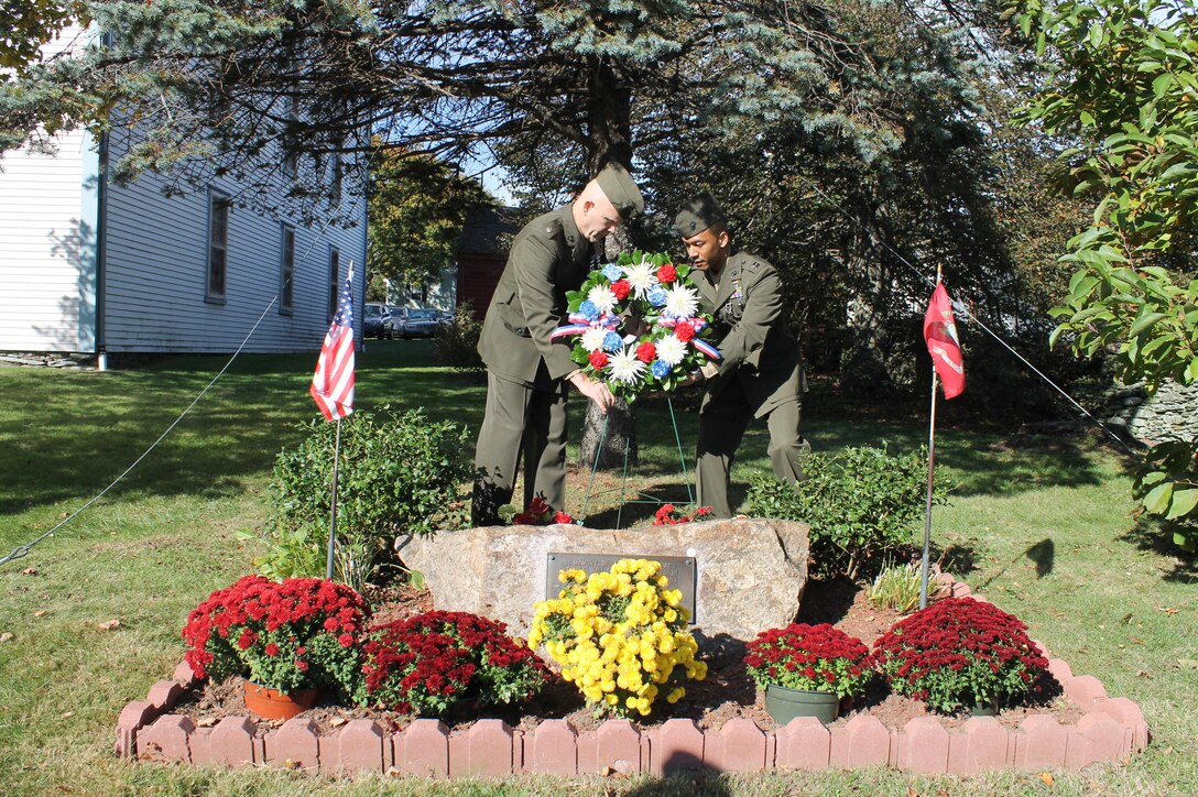 Nearly 90 family members, veterans and guests gathered on the grounds at the Portsmouth Historical Society, Oct. 23, for the 29th anniversary of the Beirut Marine Barracks bombing.