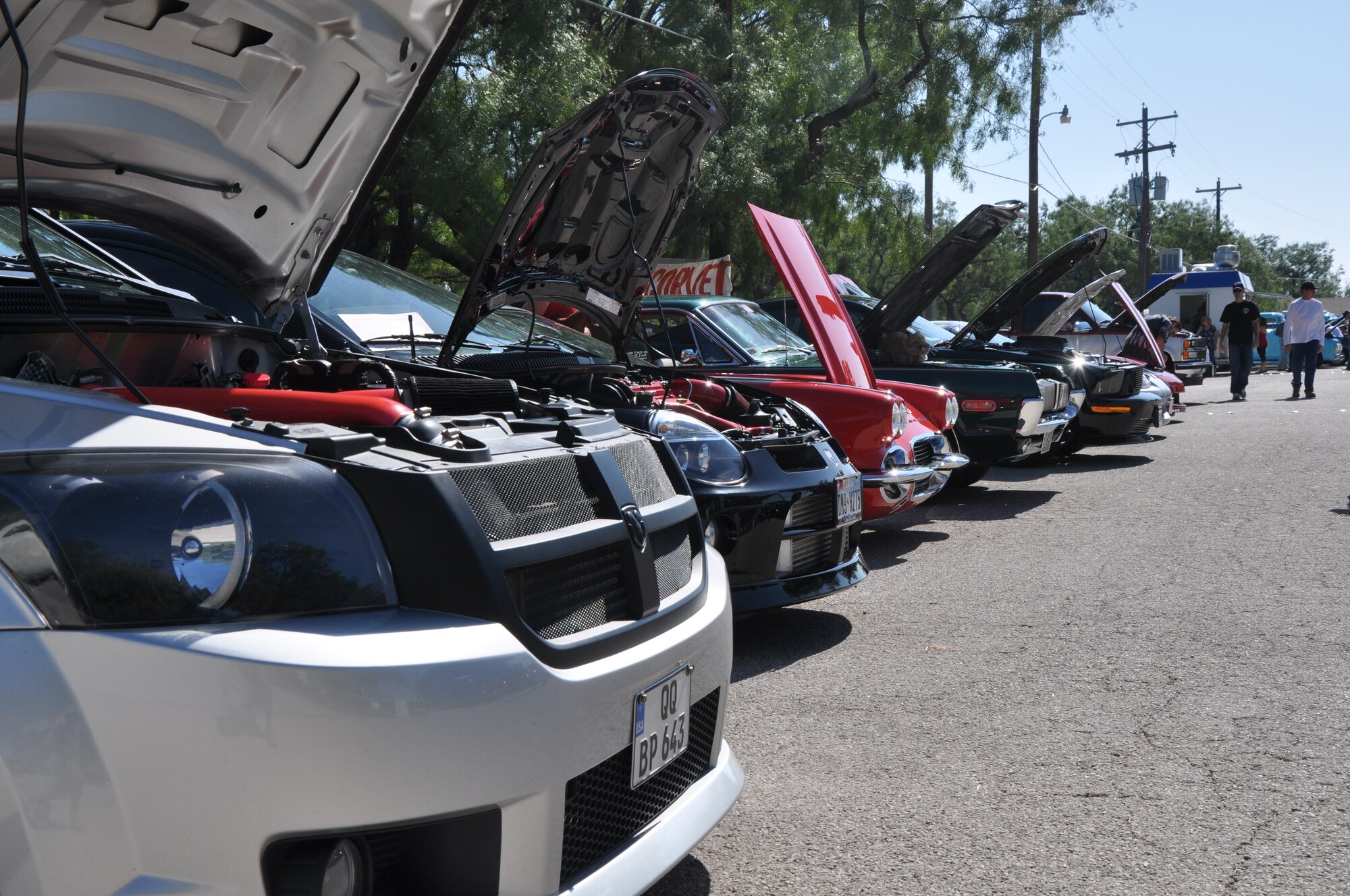 GOODFELLOW AIR FORCE BASE, Texas – Several cars are being shown at the 14th Annual Goodfellow Air Force Base Rec Camp Car Show Oct. 20. This car show featured cars from 1911 to the present day. (U.S. Air Force photo/ Airman 1st Class Joshua Edwards)