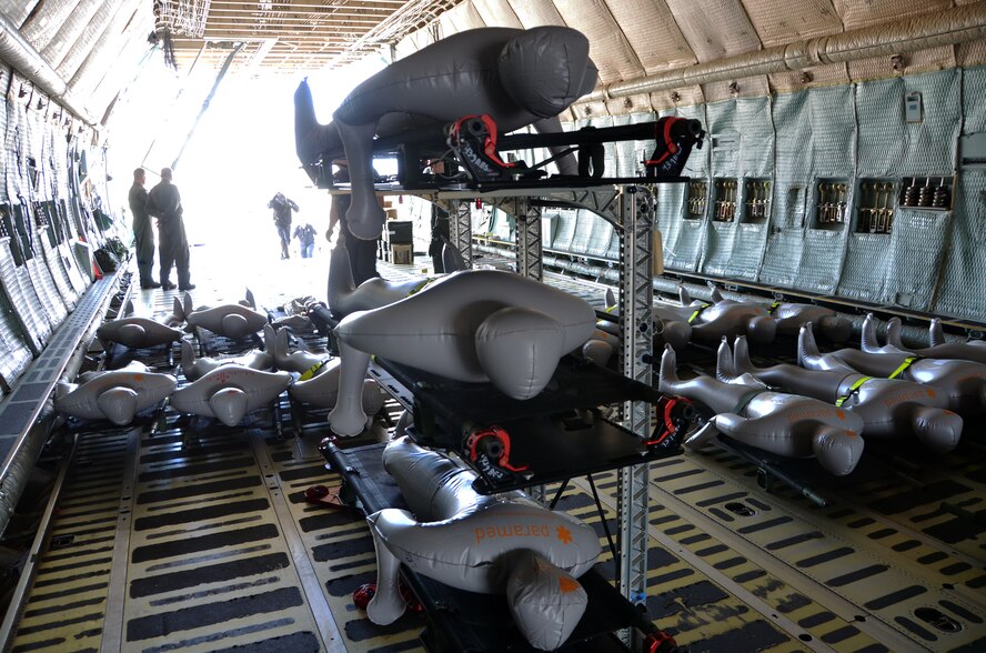 More than 125 representatives of regional hospitals, municipal and emergency workers, as well as Patriot Wing members converged on the base Oct. 21 for a National Disaster Medical System exercise that included Westover Air Reserve Base and the Springfield, Mass. Area.