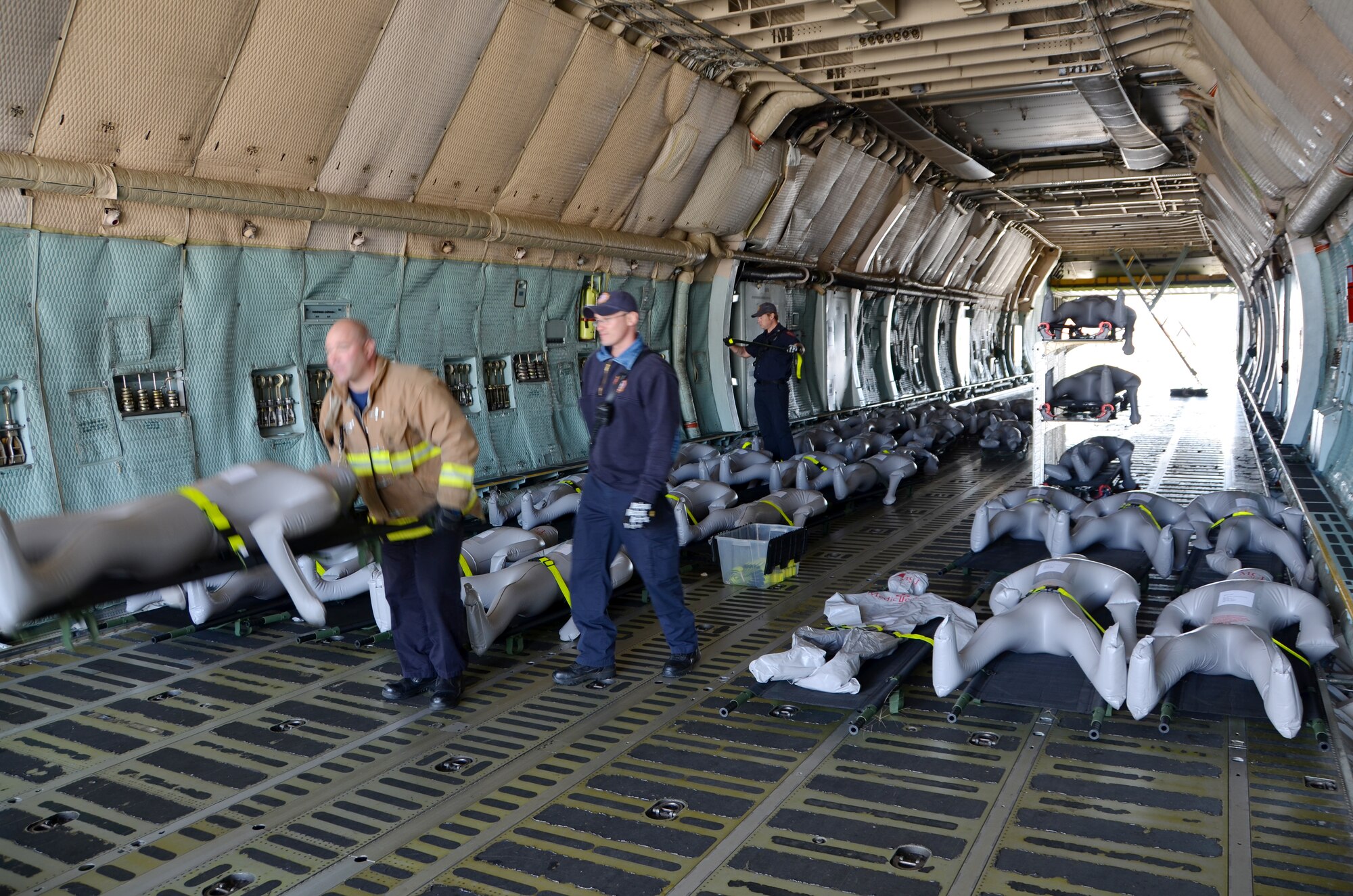 More than 125 representatives of regional hospitals, municipal and emergency workers, as well as Patriot Wing members converged on the base Oct. 21 for a National Disaster Medical System exercise that included Westover Air Reserve Base and the Springfield, Mass. Area.