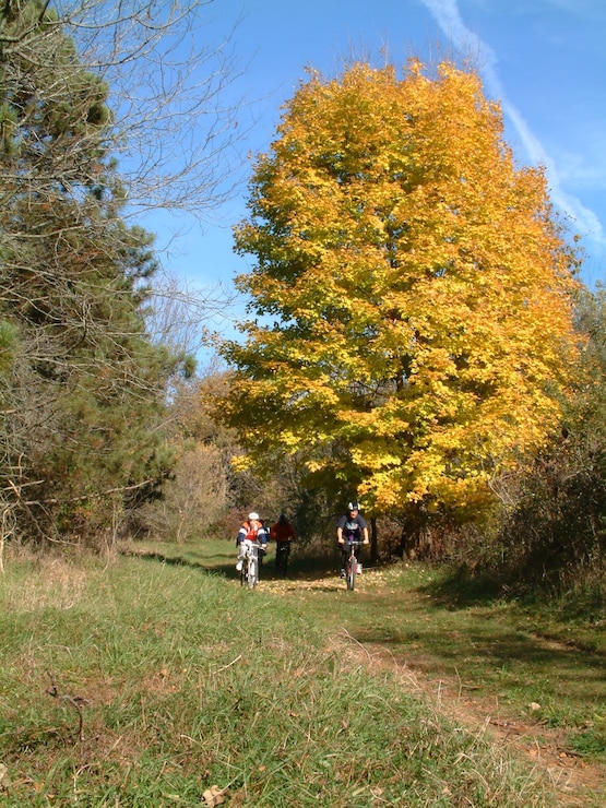 Trails at Coralville Lake offer a variety of recreational opportunities.