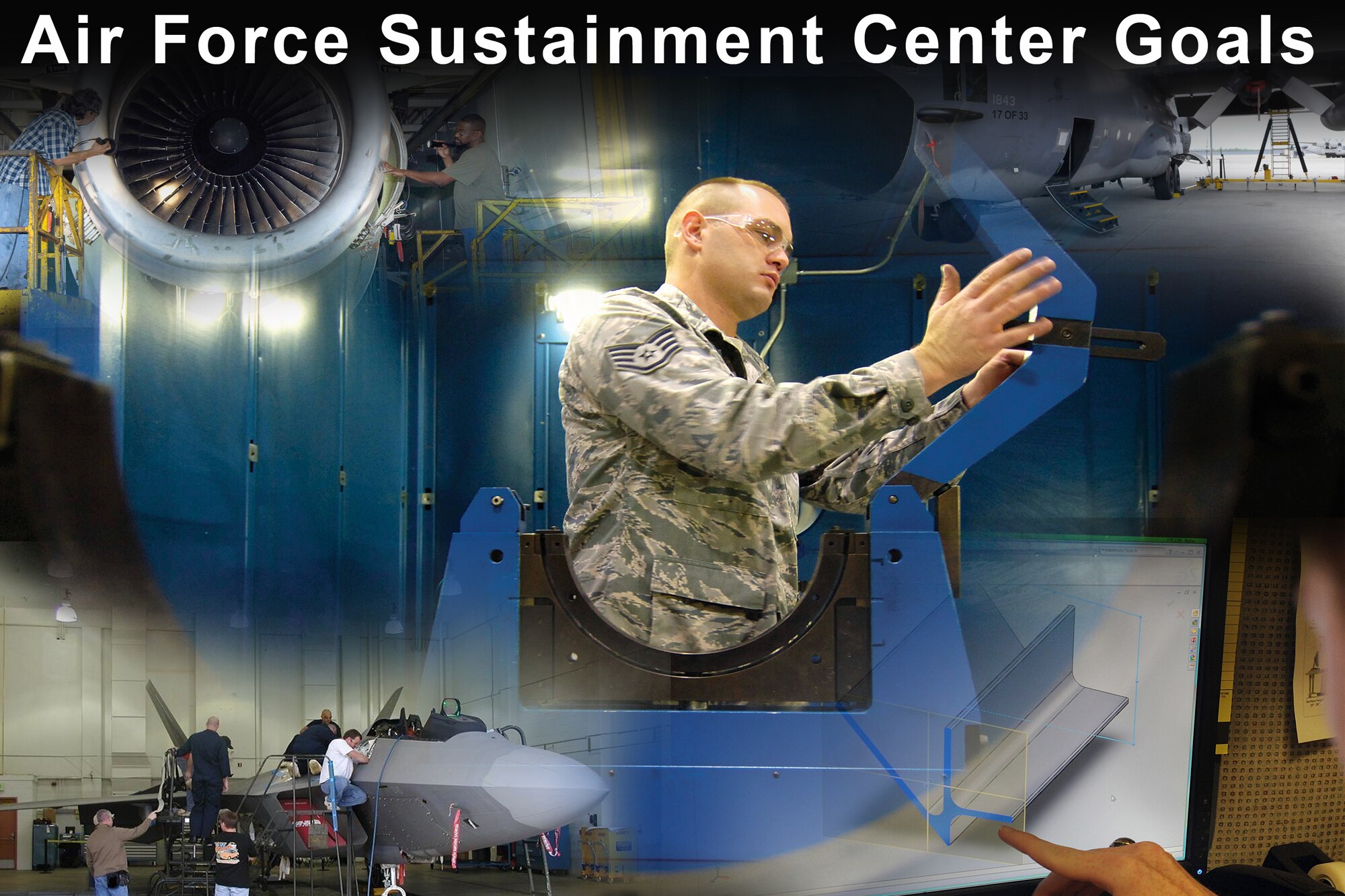 Lt. Gen. Bruce Litchfield outlined the Air Force Sustainment Center's five goals.
