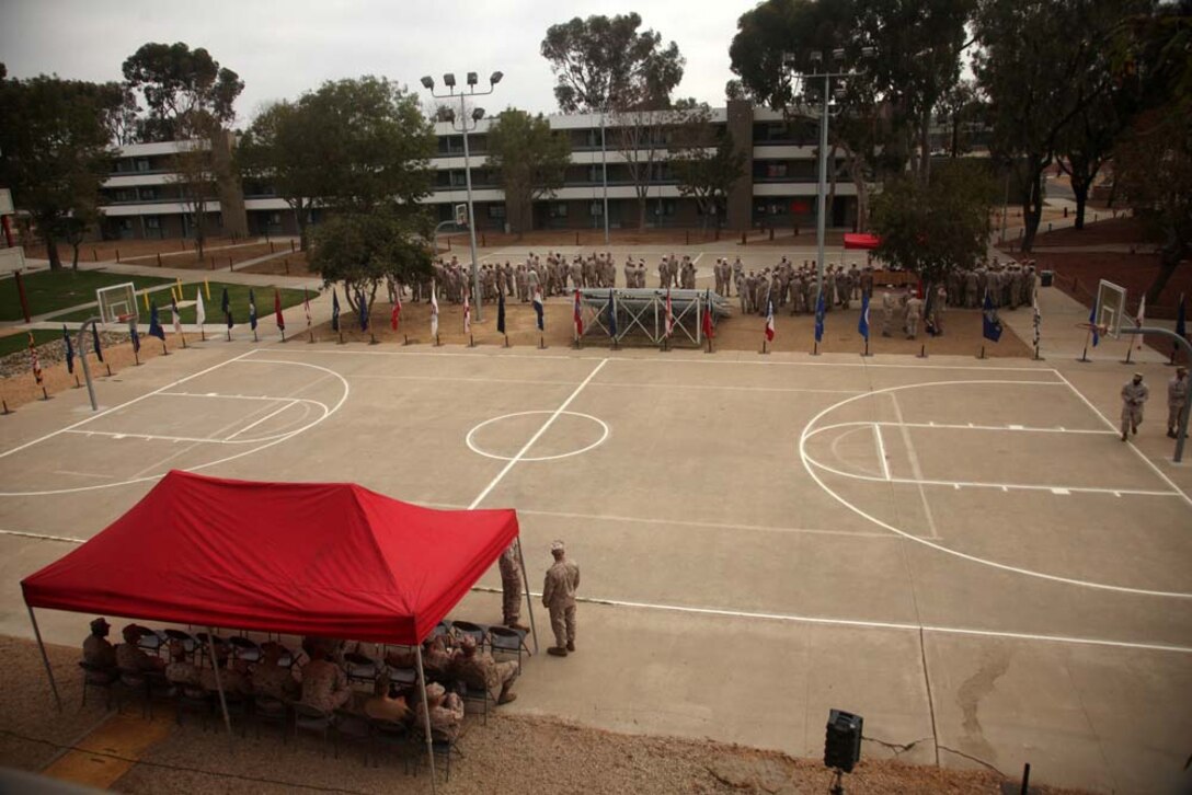 Fox Company Deactivation Ceremony. Marine Corps Base Camp Pendleton California.
Marines and Sailors participate in Fox Companies Deactivation Ceremony on 27 September 2012.
