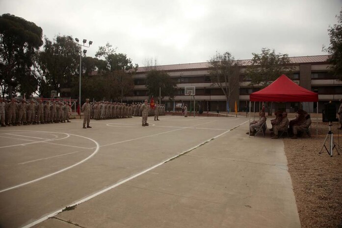 Fox Company Deactivation Ceremony. Marine Corps Base Camp Pendleton California.
Marines and Sailors participate in Fox Companies Deactivation Ceremony on 27 September 2012.
